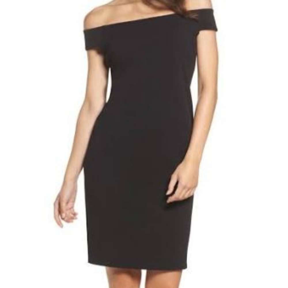 Eliza J Off the Shoulder Sheath Dress NWOT